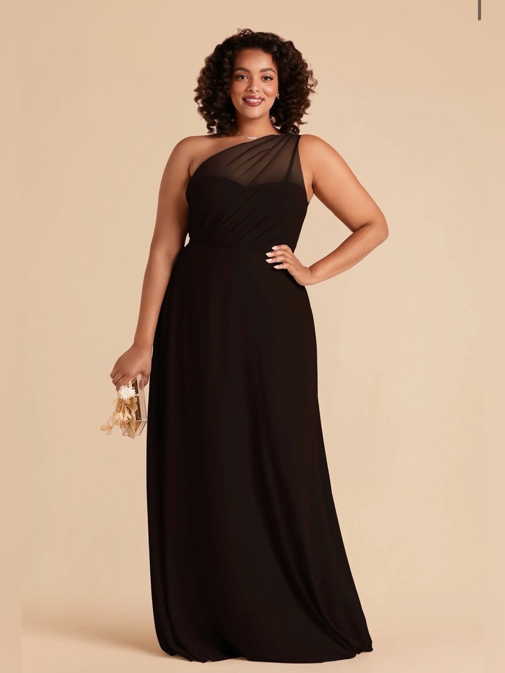Birdy Grey Kira Dress black chiffon‎ XL